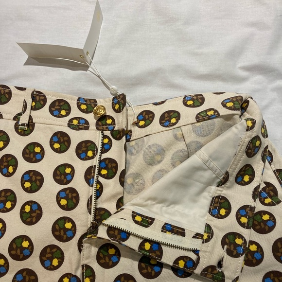 Tory Burch printed denim shorts, size 10, NWT! $228.00! - Picture 2 of 5